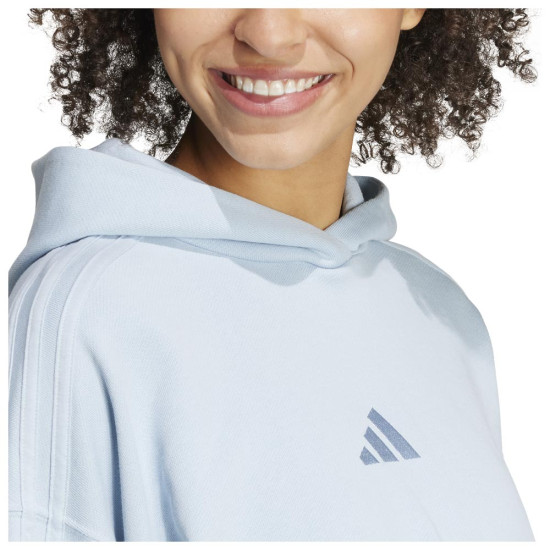 Adidas Γυναικείο φούτερ All SZN French Terry 3-Stripes Hoodie